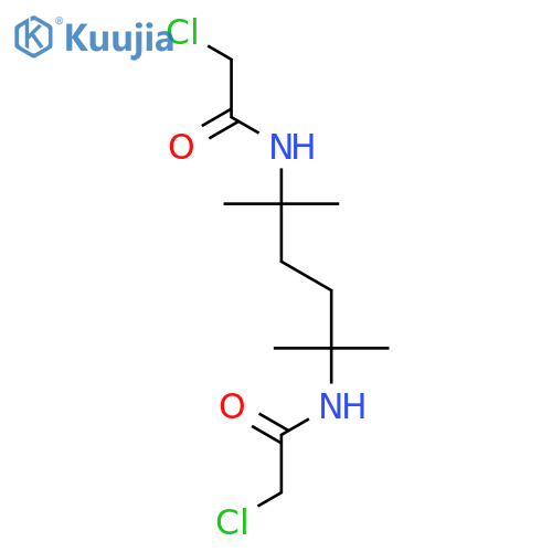 ACETAMIDE, N,N'-(1,1,4,4-TETRAMETHYL-1,4-BUTANEDIYL)BIS[2-CHLORO- structure