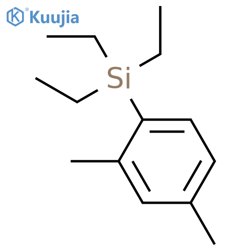 SILANE, (2,4-DIMETHYLPHENYL)TRIETHYL- structure