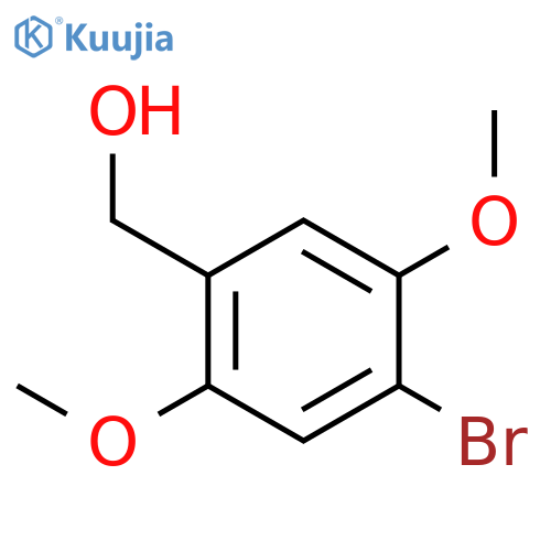 (4-Bromo-2,5-dimethoxyphenyl)methanol structure
