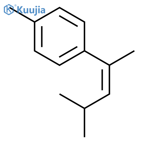 Benzene, 1-(1,3-dimethyl-1-butenyl)-4-methyl- structure