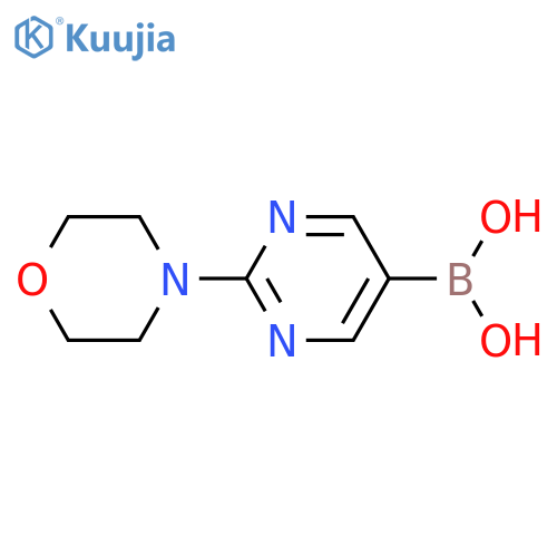 2-Morpholinopyrimidin-5-ylboronic acid structure