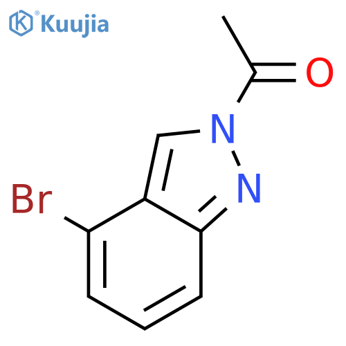 Ethanone, 1-(4-bromo-indazol-2-YL)- structure