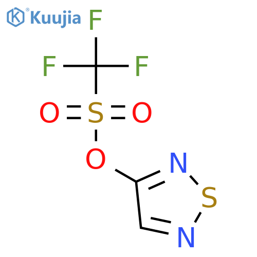 1,2,5-Thiadiazol-3-yl trifluoromethanesulfonate structure