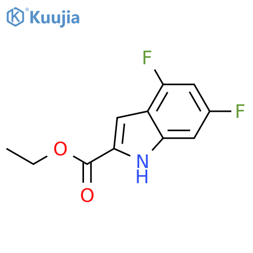 Ethyl 4,6-Difluoro-1H-indole-2-carboxylate structure