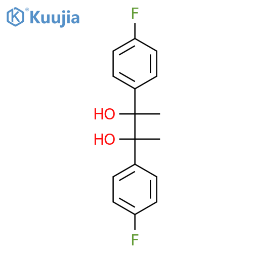 2,3-Butanediol, 2,3-bis(4-fluorophenyl)- structure