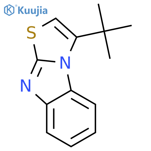 Thiazolo[3,2-a]benzimidazole, 3-(1,1-dimethylethyl)- structure