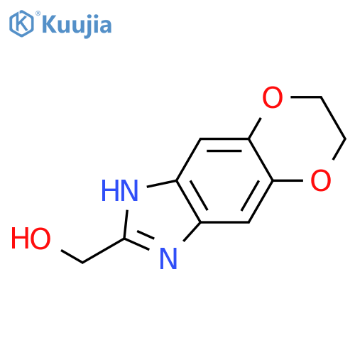 6,7-Dihydro-1H-1,4dioxino2,3-fbenzimidazol-2-ylmethanol structure