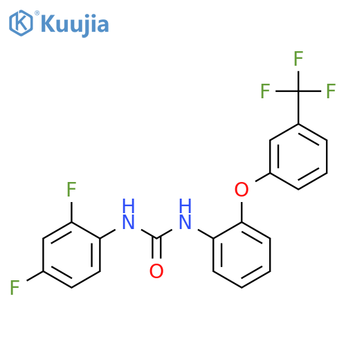 UREA, N-(2,4-DIFLUOROPHENYL)-N'-[2-[3-(TRIFLUOROMETHYL)PHENOXY]PHENYL]- structure