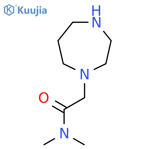 2-(1,4-diazepan-1-yl)-N,N-dimethylacetamide structure