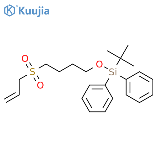 Silane, (1,1-dimethylethyl)diphenyl[4-(2-propenylsulfonyl)butoxy]- structure