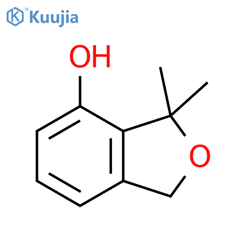 3,3-dimethyl-1H-isobenzofuran-4-ol structure