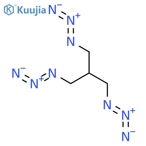 Propane, 1,3-diazido-2-(azidomethyl)- structure