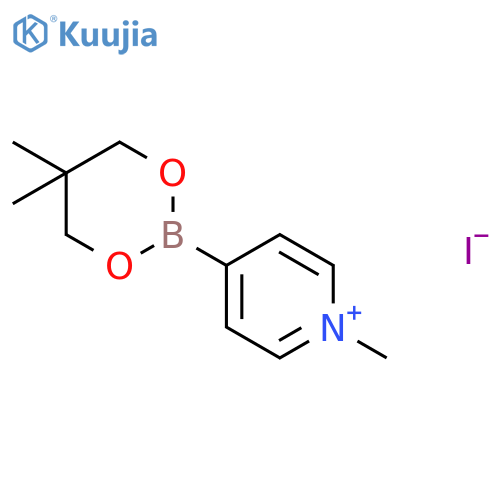 4-(5,5-Dimethyl-1,3,2-dioxaborinan-2-yl)-1-methylpyridin-1-ium iodide structure