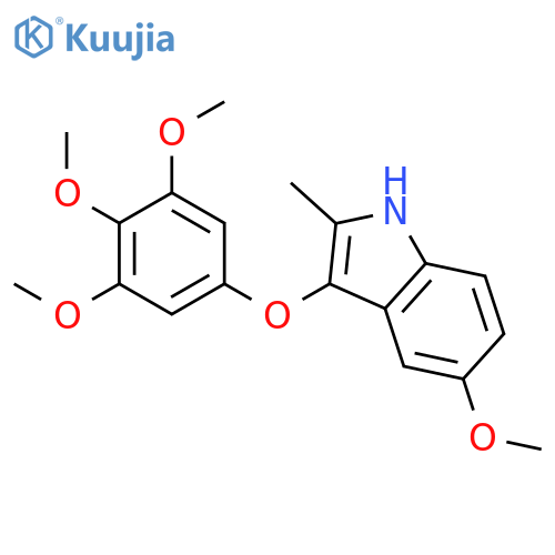 1H-INDOLE, 5-METHOXY-2-METHYL-3-(3,4,5-TRIMETHOXYPHENOXY)- structure