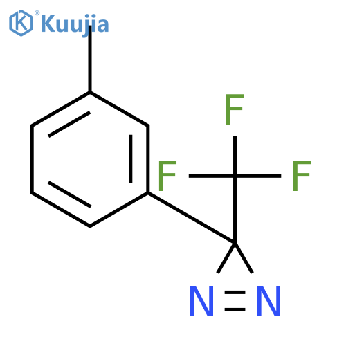 3-(3-methylphenyl)-3-(trifluoromethyl)-3H-diazirine structure