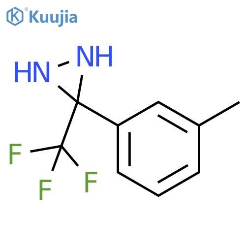 Diaziridine, 3-(3-methylphenyl)-3-(trifluoromethyl)- structure