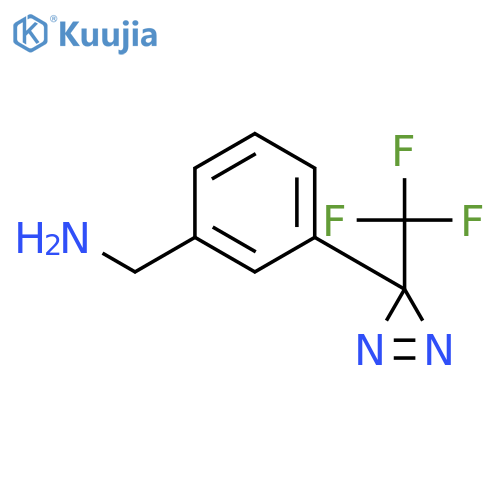 3-3-(Trifluoromethyl)-3H-diazirin-3-ylbenzenemethanamine structure