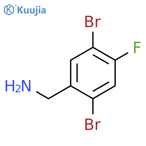 BENZENEMETHANAMINE, 2,5-DIBROMO-4-FLUORO- structure