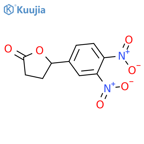 2(3H)-FURANONE, 5-(3,4-DINITROPHENYL)DIHYDRO- structure