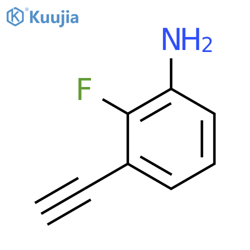 BENZENAMINE, 3-ETHYNYL-2-FLUORO- structure