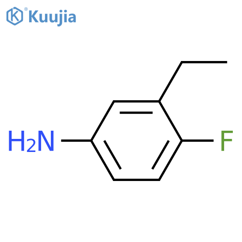 3-ethyl-4-fluoroaniline structure