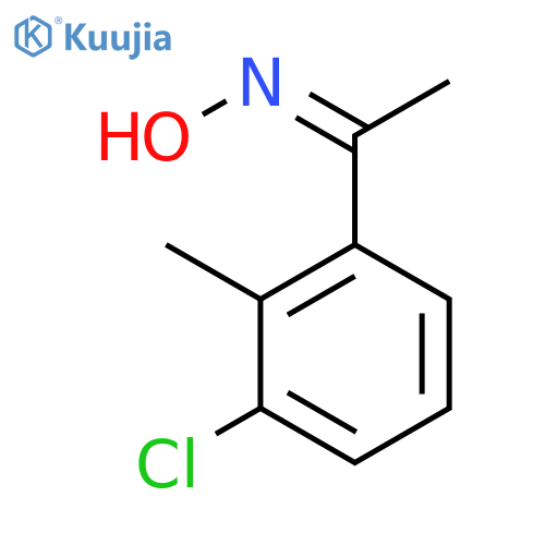 ETHANONE, 1-(3-CHLORO-2-METHYLPHENYL)-, OXIME, (1Z)- structure