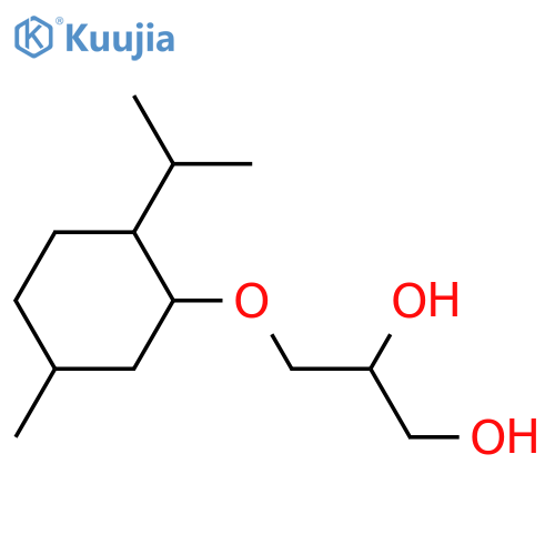 Menthoxypropane-1,2-diol structure