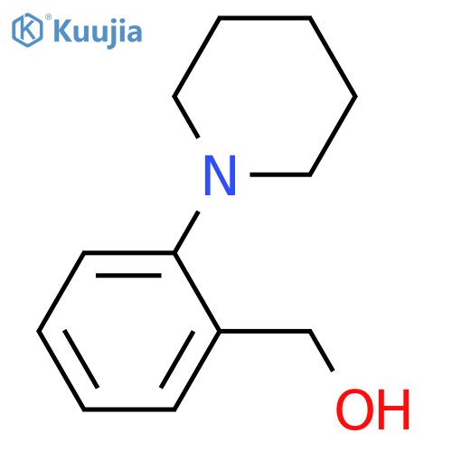 (2-Piperidin-1-yl-phenyl)methanol structure