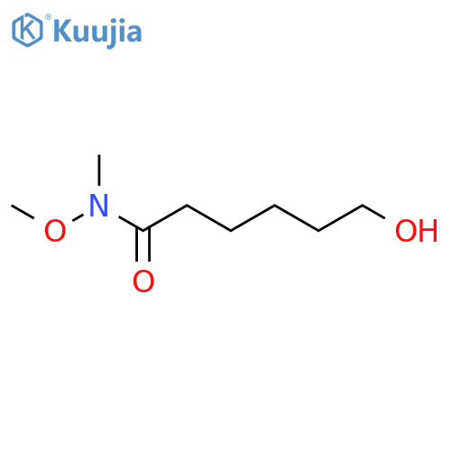 Hexanamide, 6-hydroxy-N-methoxy-N-methyl- structure