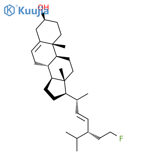 Stigmasta-5,22-dien-3-ol, 29-fluoro-, (3b,22E,24R)- structure