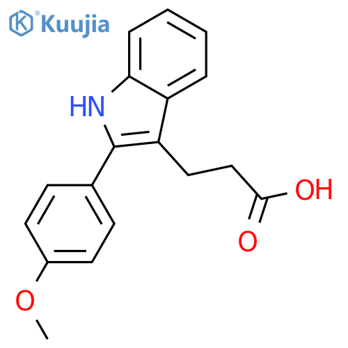 3-2-(4-Methoxyphenyl)-1H-indol-3-ylpropanoic Acid structure