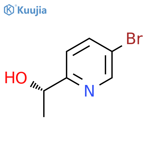 (1S)-1-(5-bromopyridin-2-yl)ethan-1-ol structure