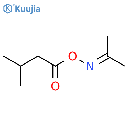 2-Propanone, O-(3-methyl-1-oxobutyl)oxime structure