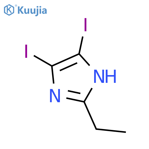 2-ethyl-4,5-diiodo-1H-imidazole structure