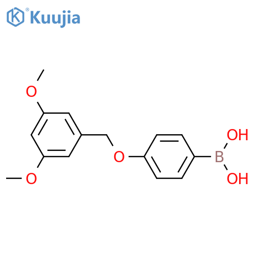 Boronic acid,B-[4-[(3,5-dimethoxyphenyl)methoxy]phenyl]- structure
