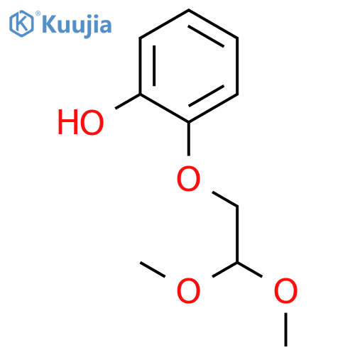 PHENOL, 2-(2,2-DIMETHOXYETHOXY)- structure