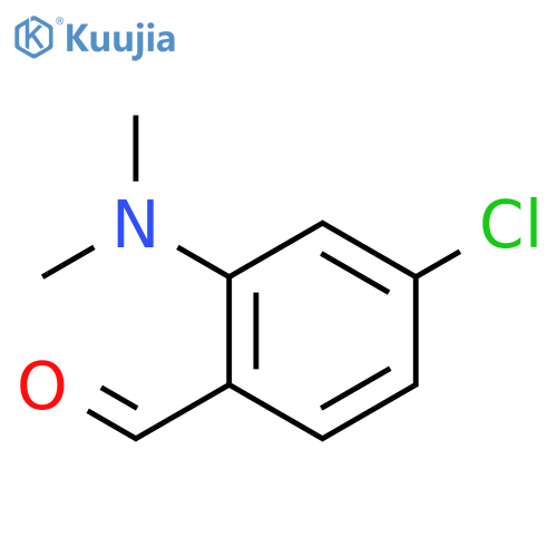 4-Chloro-2-(dimethylamino)benzaldehyde structure