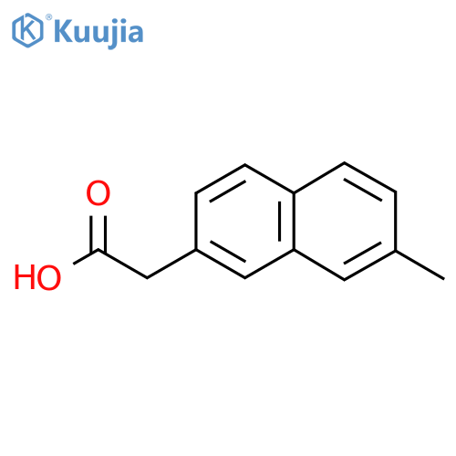 2-Methylnaphthalene-7-acetic acid structure