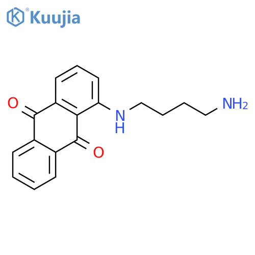 1-[(4-aminobutyl)amino]anthracene-9,10-dione structure