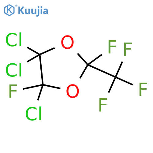 1,3-DIOXOLANE, 4,4,5-TRICHLORO-2,5-DIFLUORO-2-(TRIFLUOROMETHYL)- structure