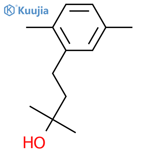 Benzenepropanol, α,α,2,5-tetramethyl- structure