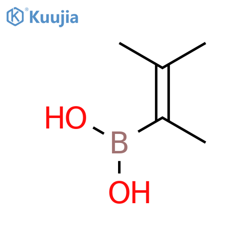 (3-Methylbut-2-en-2-yl)boronic acid structure