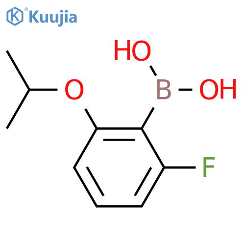 2-Fluoro-6-isopropoxyphenylboronic acid structure
