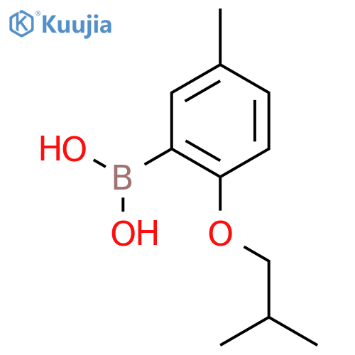 2-Isobutoxy-5-methylphenylboronic Acid structure