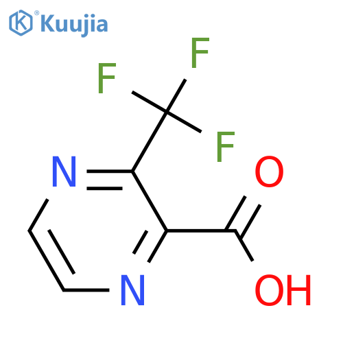 3-(Trifluoromethyl)pyrazine-2-carboxylic acid structure