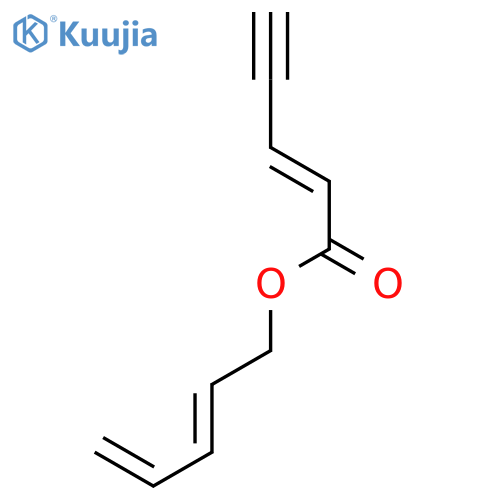 2-PENTEN-4-YNOIC ACID, (2E)-2,4-PENTADIENYL ESTER, (2E)- structure