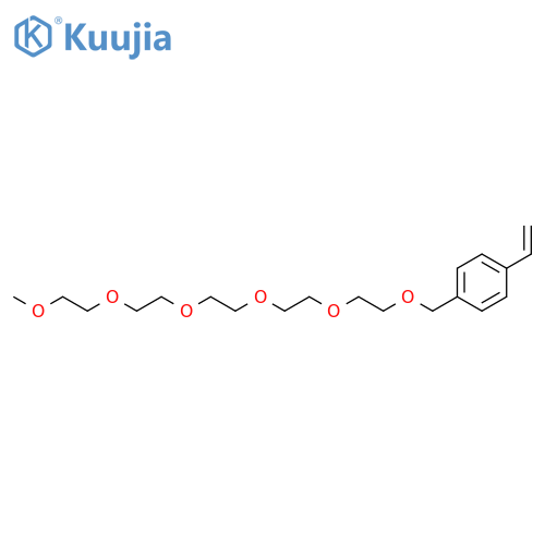 2,5,8,11,14,17-HEXAOXAOCTADECANE, 1-(4-ETHENYLPHENYL)- structure
