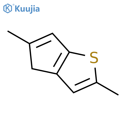 4H-CYCLOPENTA[B]THIOPHENE, 2,5-DIMETHYL- structure