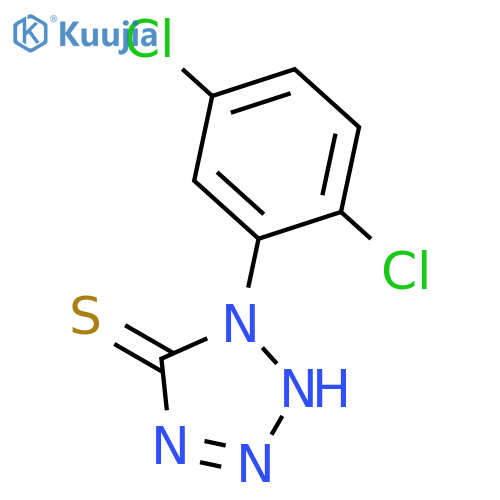 5H-TETRAZOLE-5-THIONE, 1-(2,5-DICHLOROPHENYL)-1,2-DIHYDRO- structure