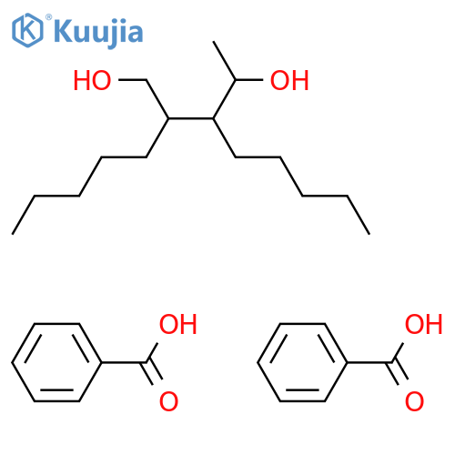 1,4-Pentanediol, 2,3-dipentyl-, dibenzoate structure
